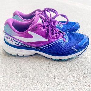Brooks Launch 2 Purple Blue Running Sneakers